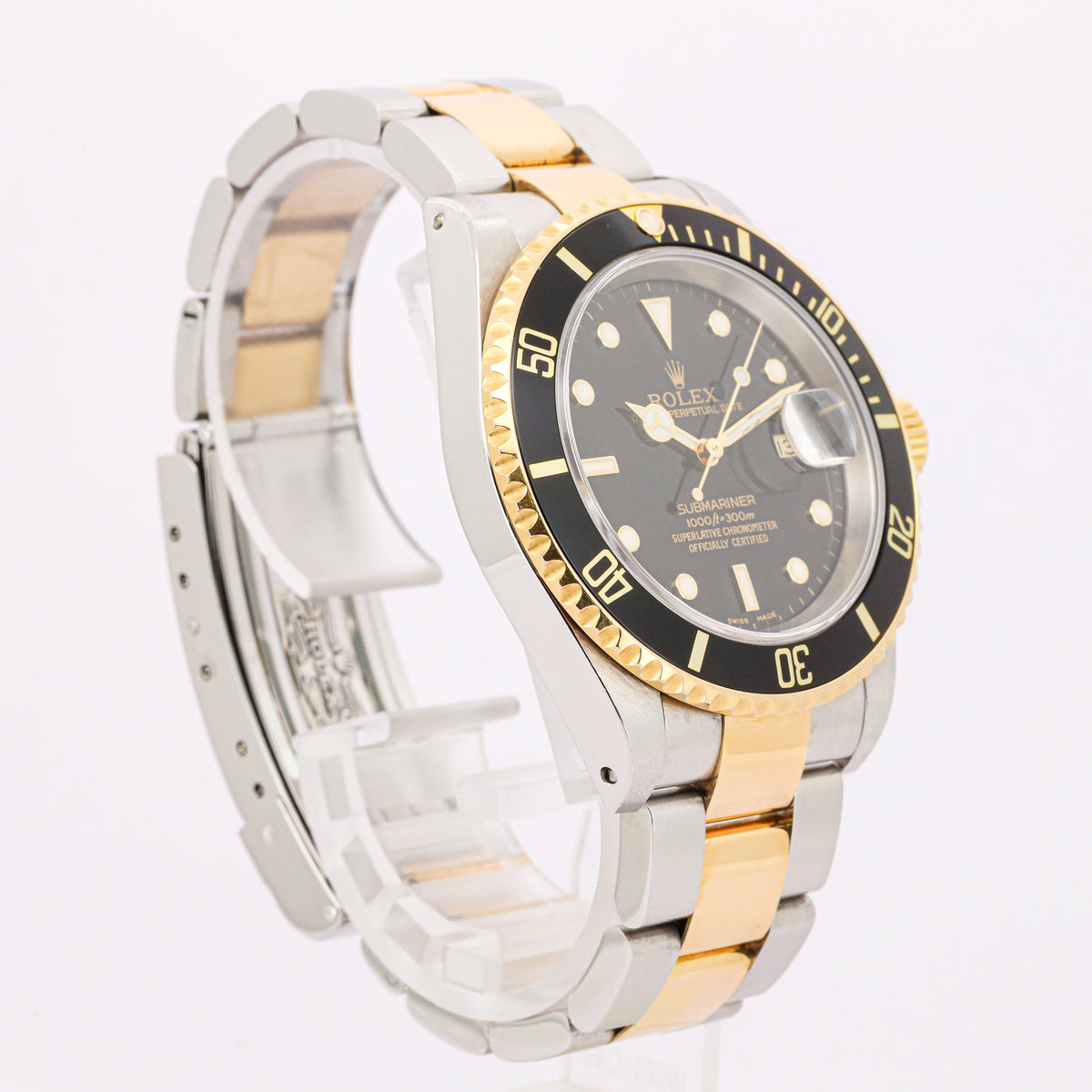 Rolex Submariner Date 40 16613 Stahl/Gold  Full Set Good Condition