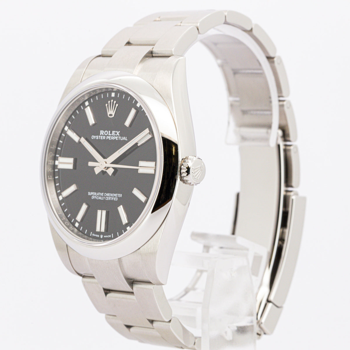 Rolex Oyster Perpetual 41 124300 Black Dial Full Set