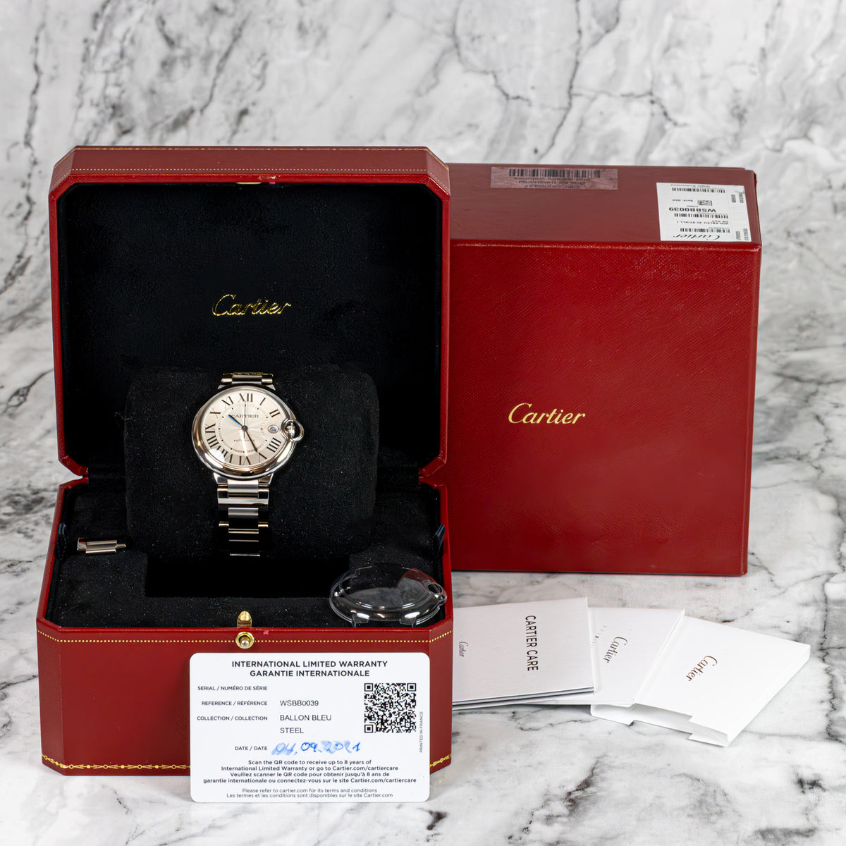 Cartier Ballon Bleu De Cartier Automatik 40mm Edelstahl Ref. WSBB0039