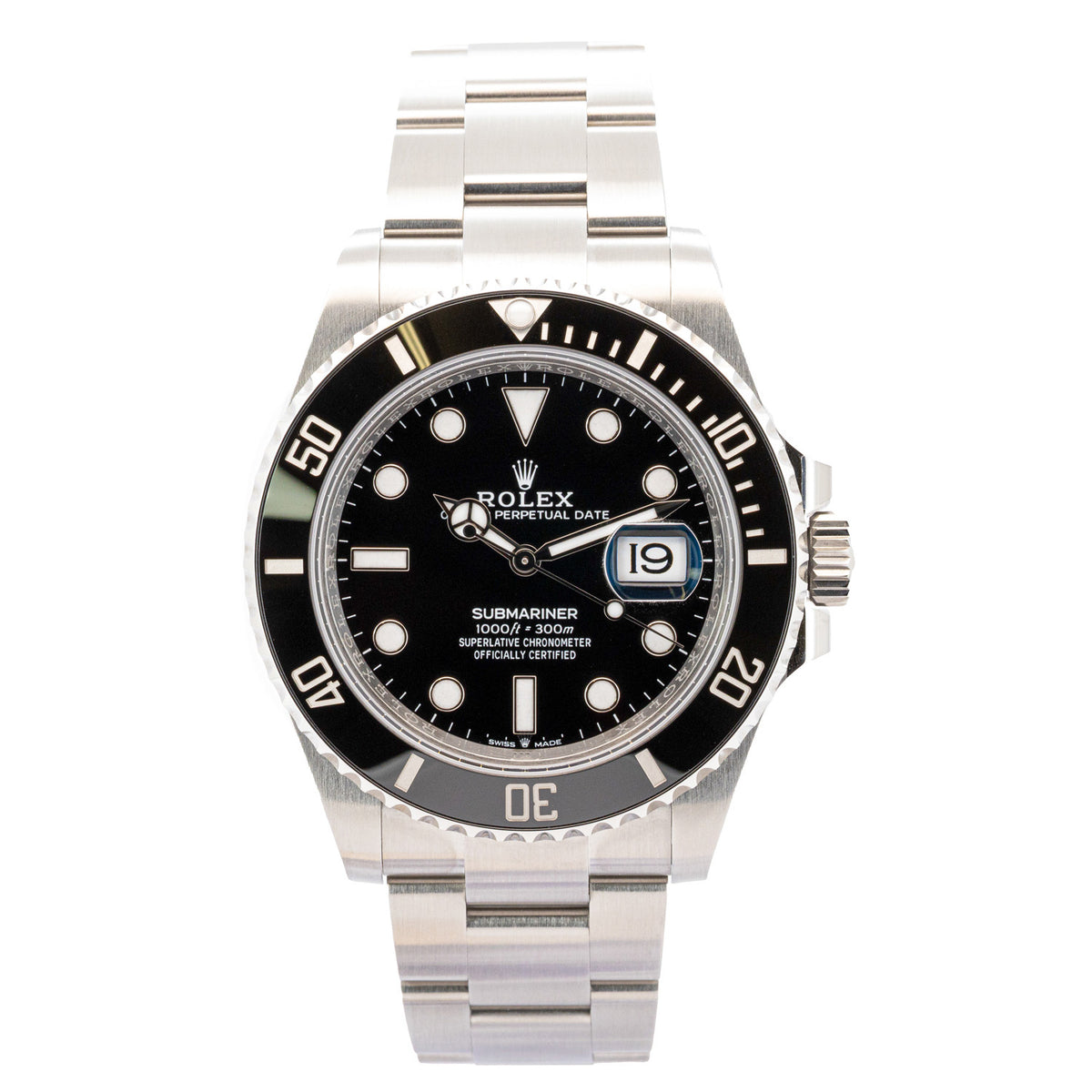 Rolex Submariner Date 41mm Edelstahl 126610LN UNGETRAGEN Teilverklebt NEW