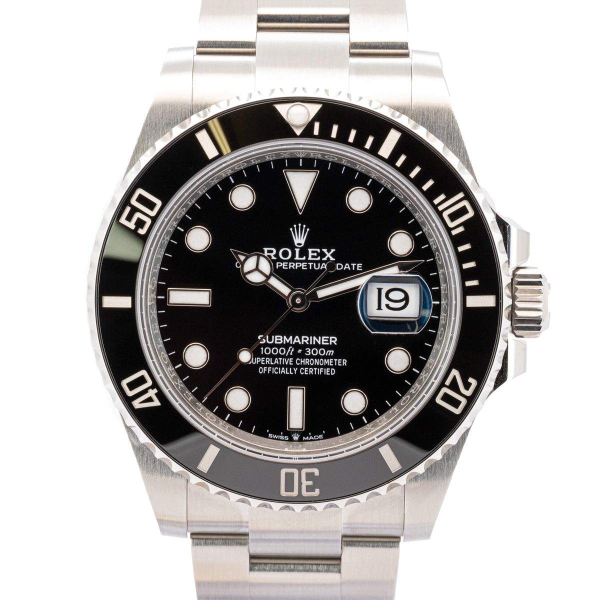 Rolex Submariner Date 41mm Edelstahl 126610LN UNGETRAGEN Teilverklebt NEW