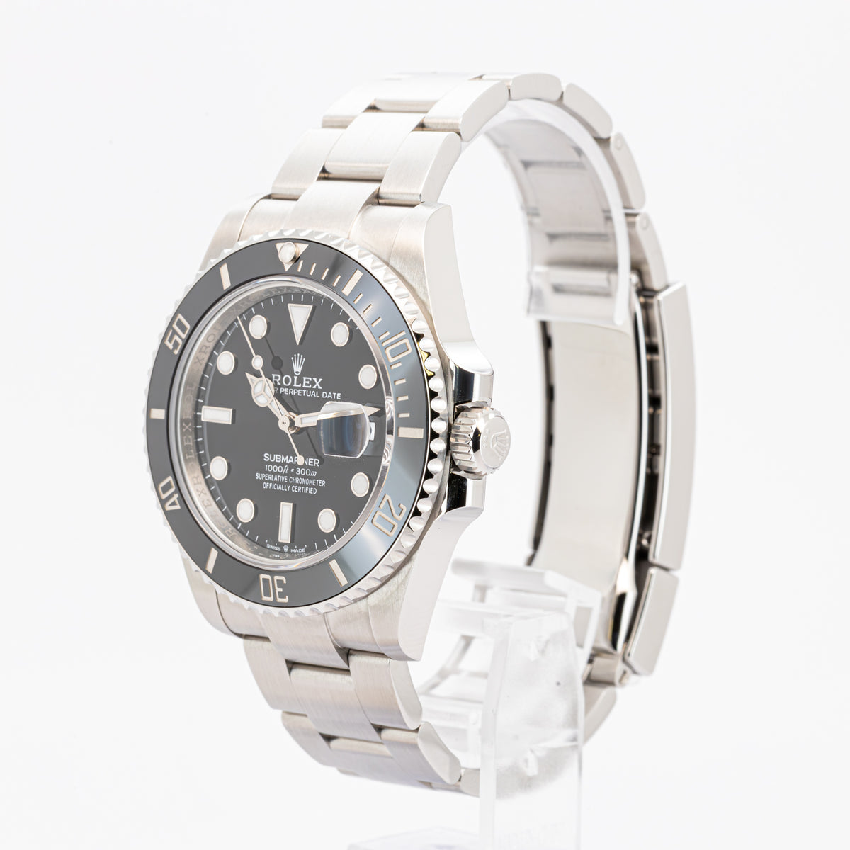 Rolex Submariner Date 41mm Edelstahl 126610LN UNGETRAGEN Teilverklebt NEW