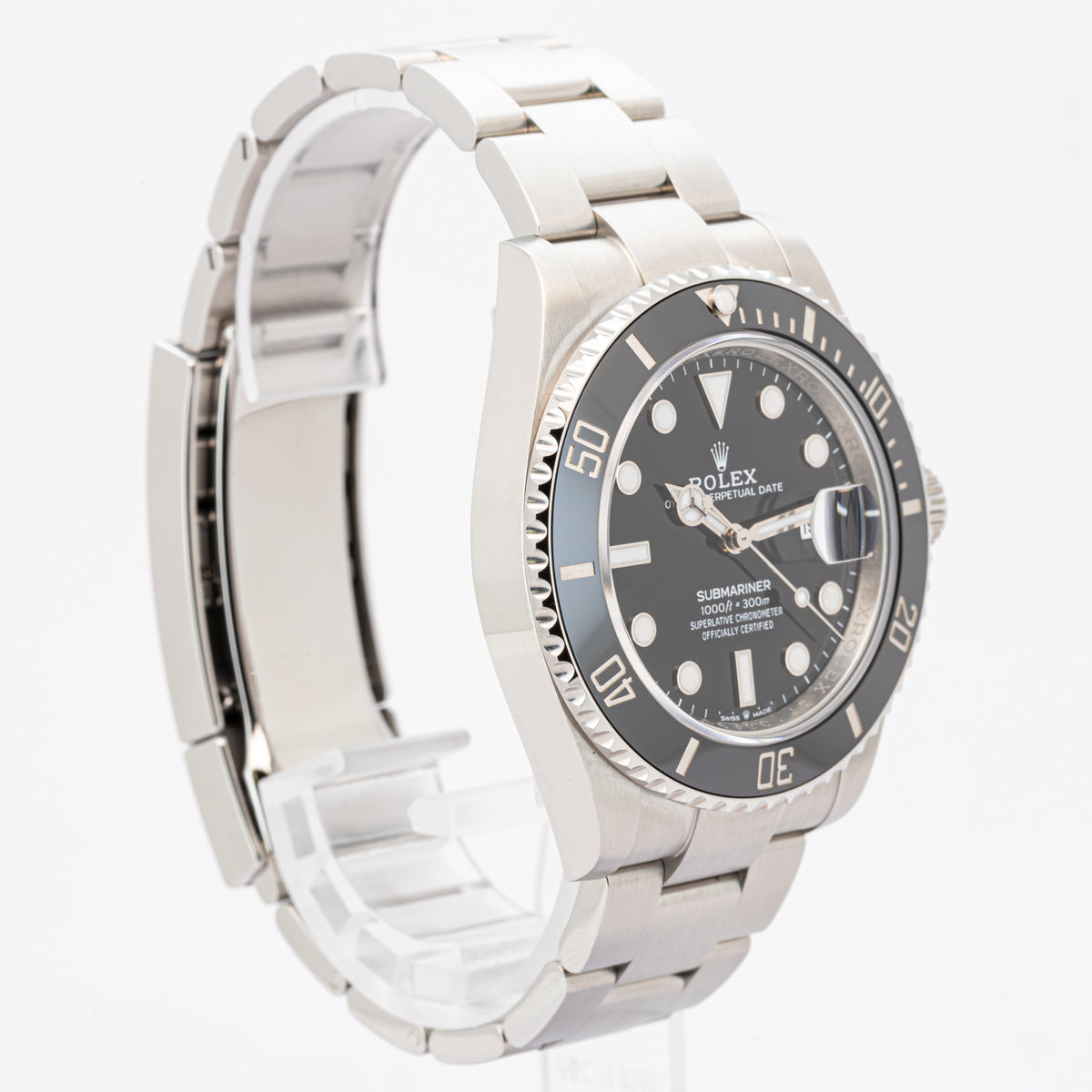 Rolex Submariner Date 41mm Edelstahl 126610LN UNGETRAGEN Teilverklebt NEW
