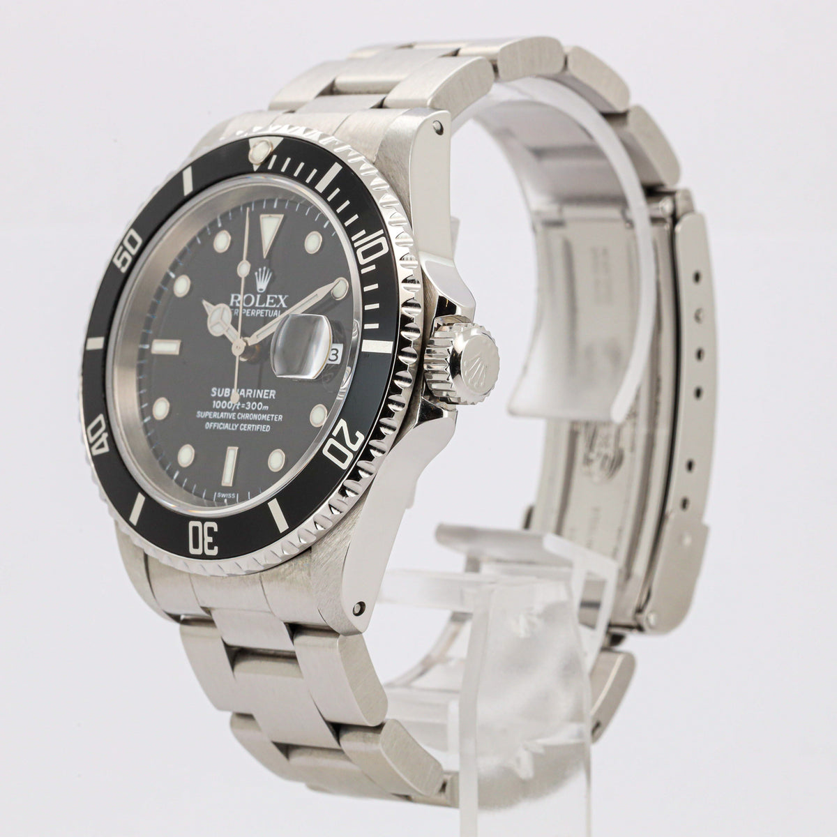 Rolex Submariner Date 40 16610 Edelstahl