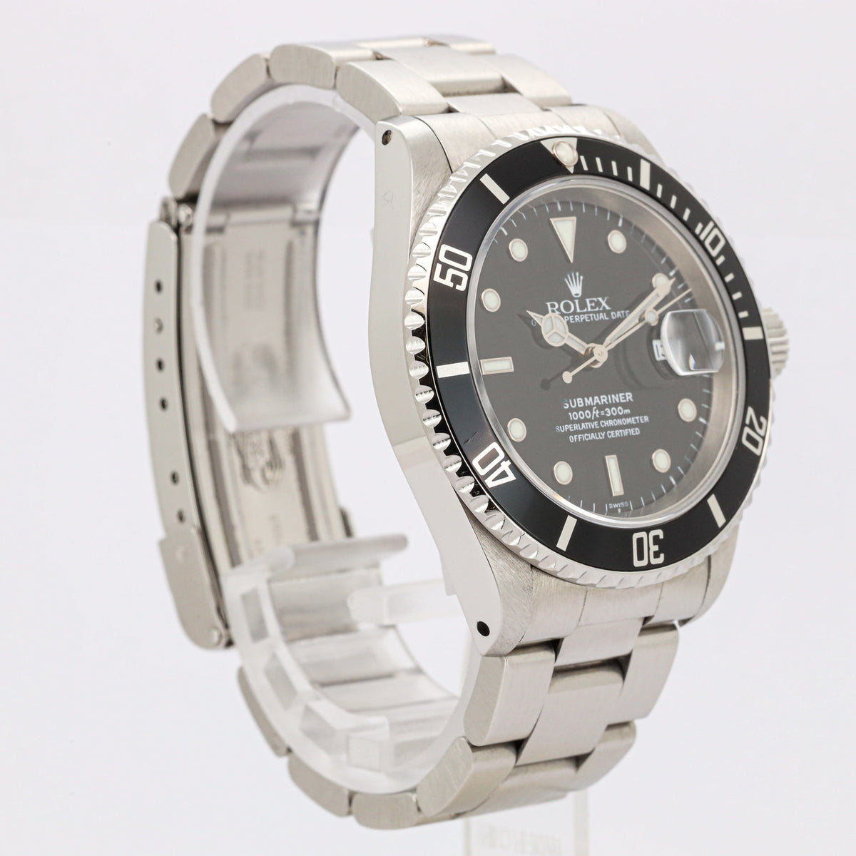 Rolex Submariner Date 40 16610 Edelstahl