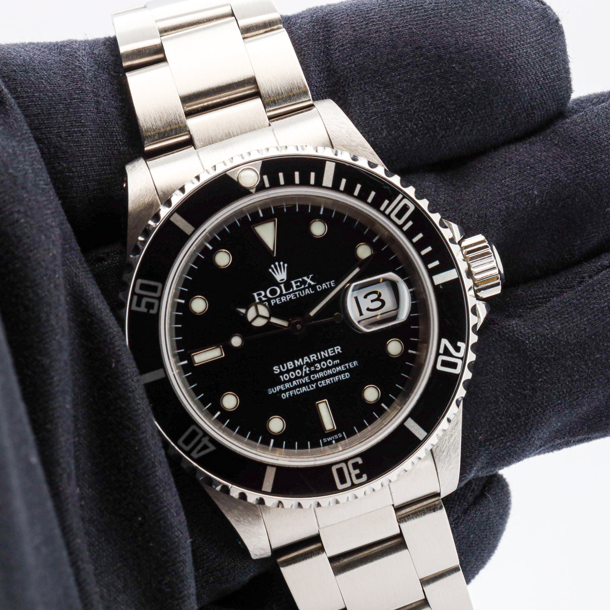 Rolex Submariner Date 40 16610 Edelstahl