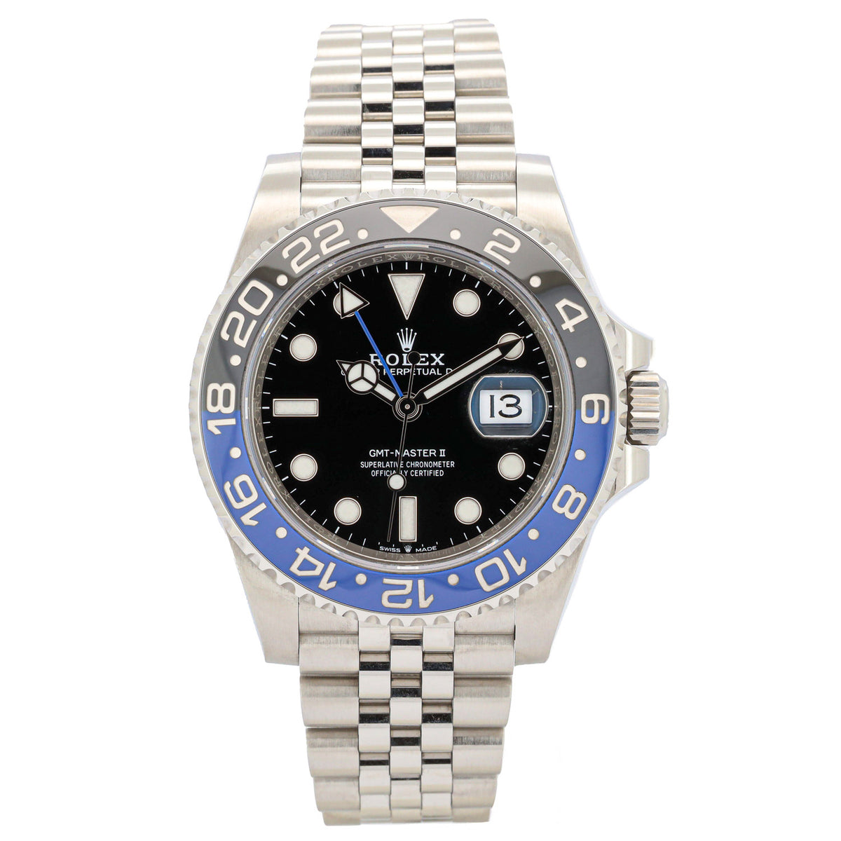 Rolex GMT-Master II 40 126710BLNR Batgirl Edelstahl Full Set