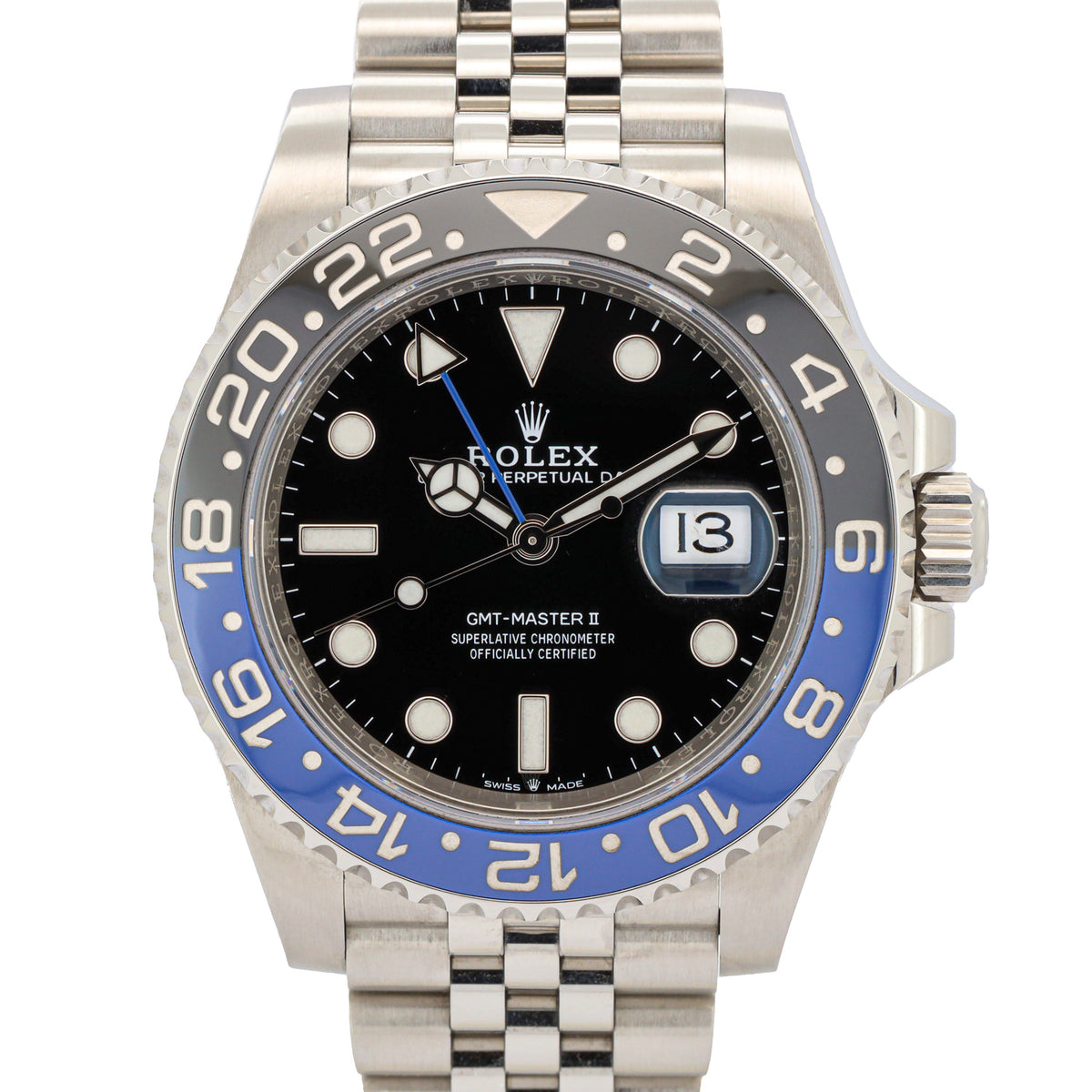Rolex GMT-Master II 40 126710BLNR Batgirl Edelstahl Full Set