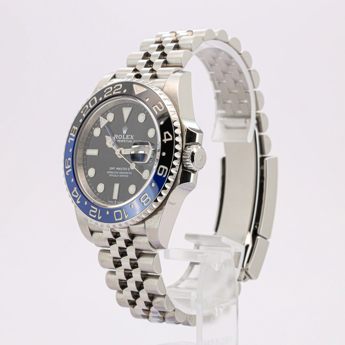 Rolex GMT-Master II 40mm Edelstahl Jubilee 126710BLNR Batgirl