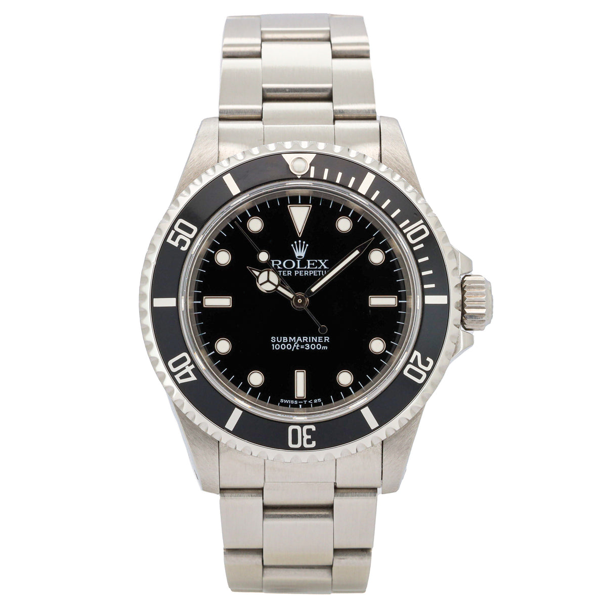 Rolex Submariner 40 14060 No Date Edelstahl Service card 03/24