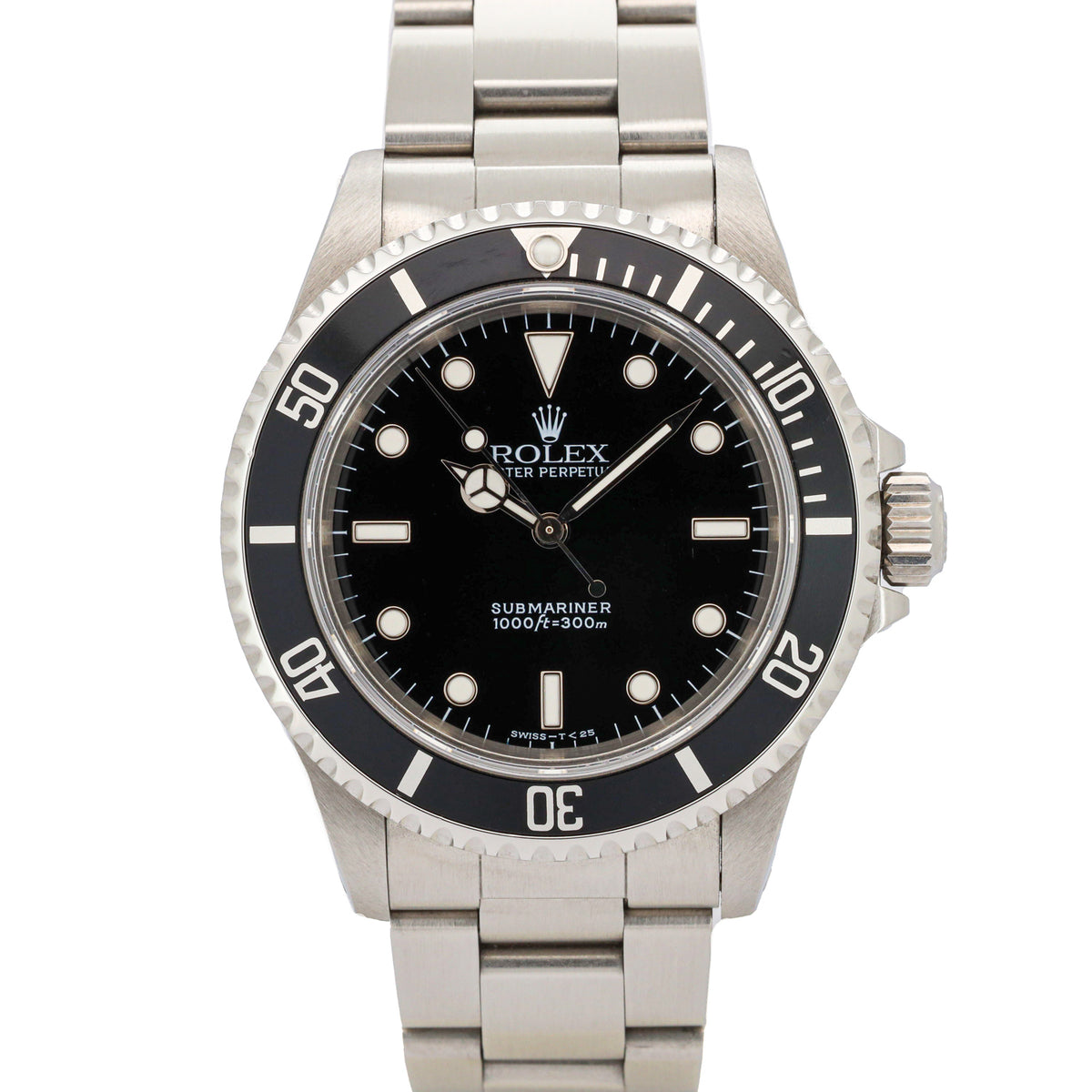 Rolex Submariner 40 14060 No Date Edelstahl Service card 03/24