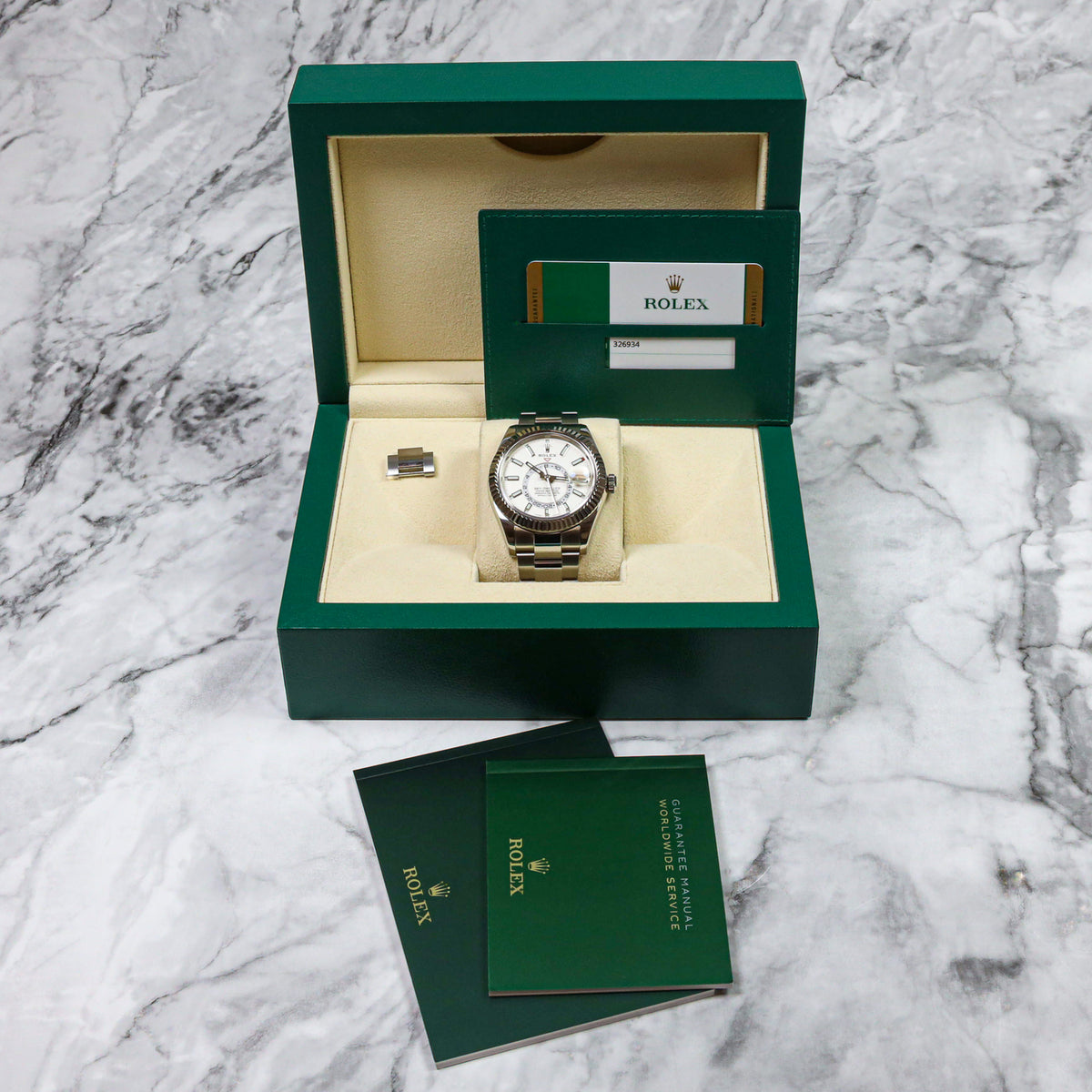 Rolex Sky-Dweller 42 326934 Edelstahl/Weißgold Full Set