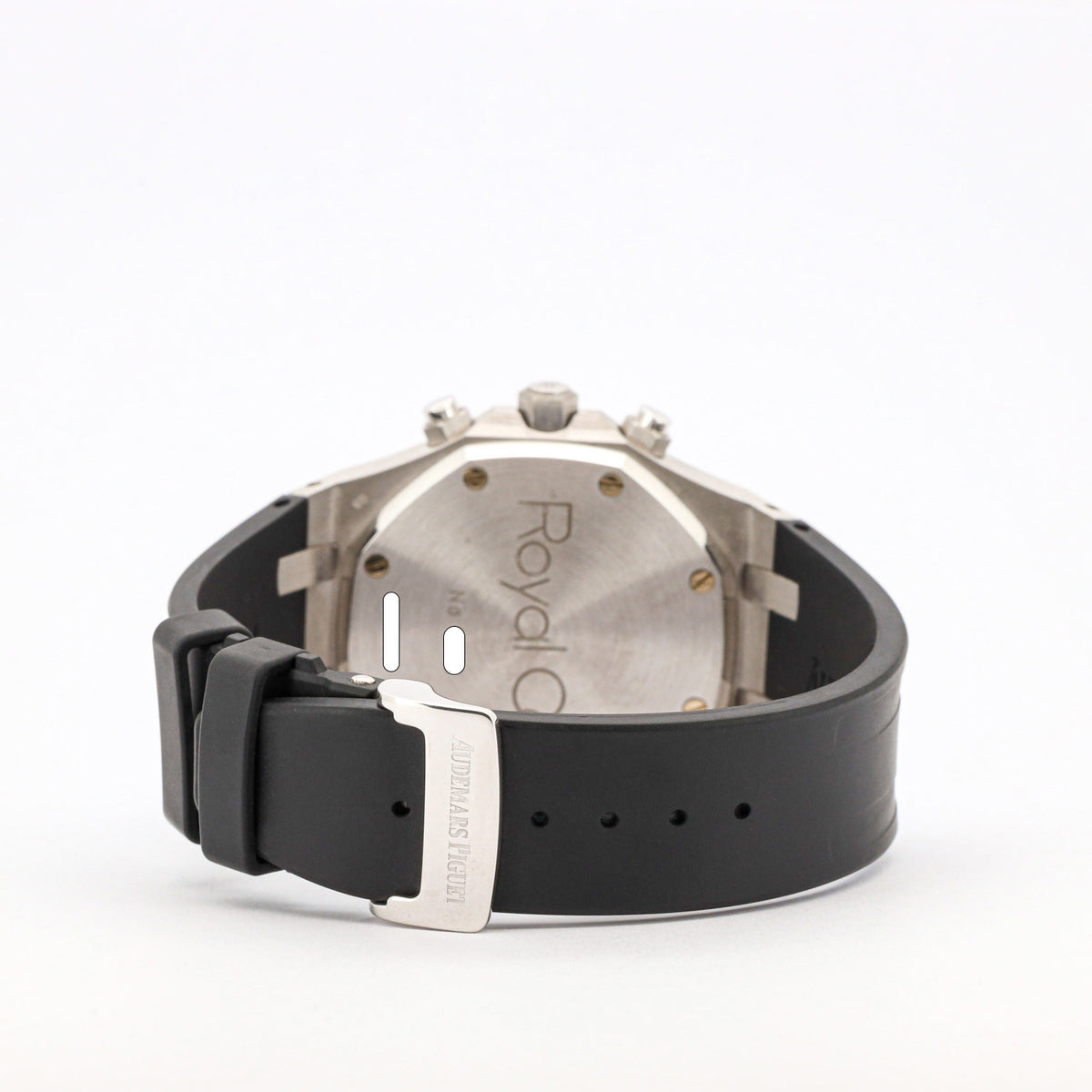 Audemars Piguet Royal Oak Chronograph 39 26022BC.OO.D002CR.01 White Gold Black Rubber Strap