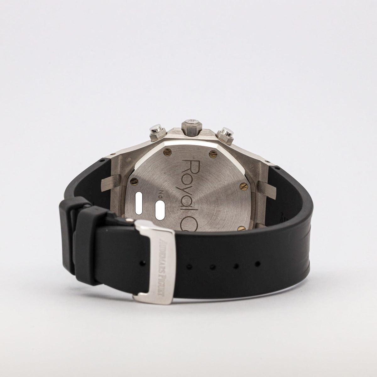 Audemars Piguet Royal Oak Chronograph 39 26022BC.OO.D002CR.01 White Gold Black Rubber Strap
