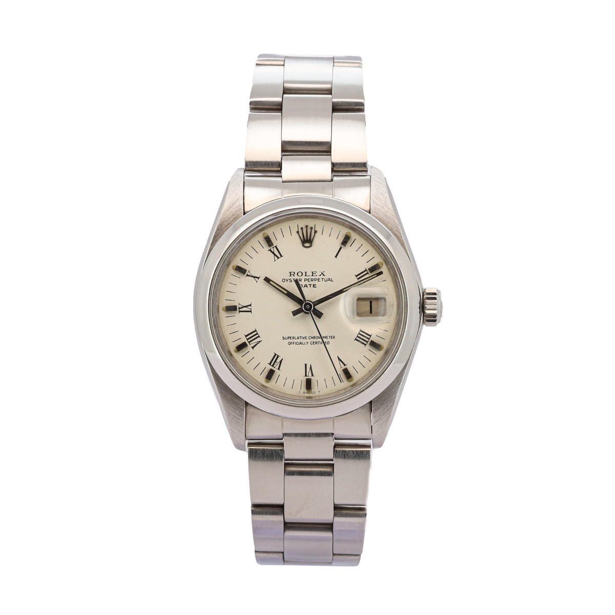 Rolex Oyster Perpetual Date Edelstahl 34mm 1500