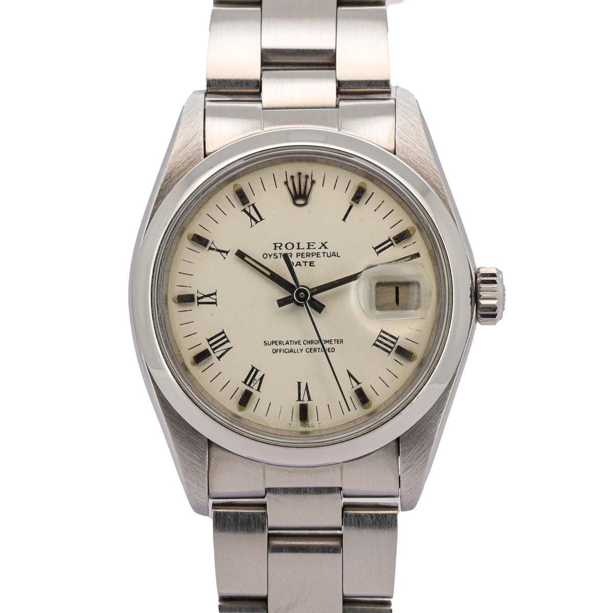 Rolex Oyster Perpetual Date Edelstahl 34mm 1500
