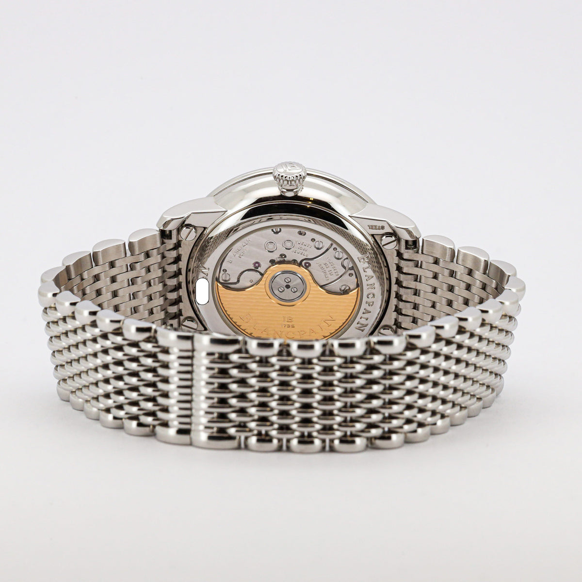 Blancpain Villeret Quantième Phases de Lune 33 Ref. 6126-4628 – Edelstahl – Diamanten