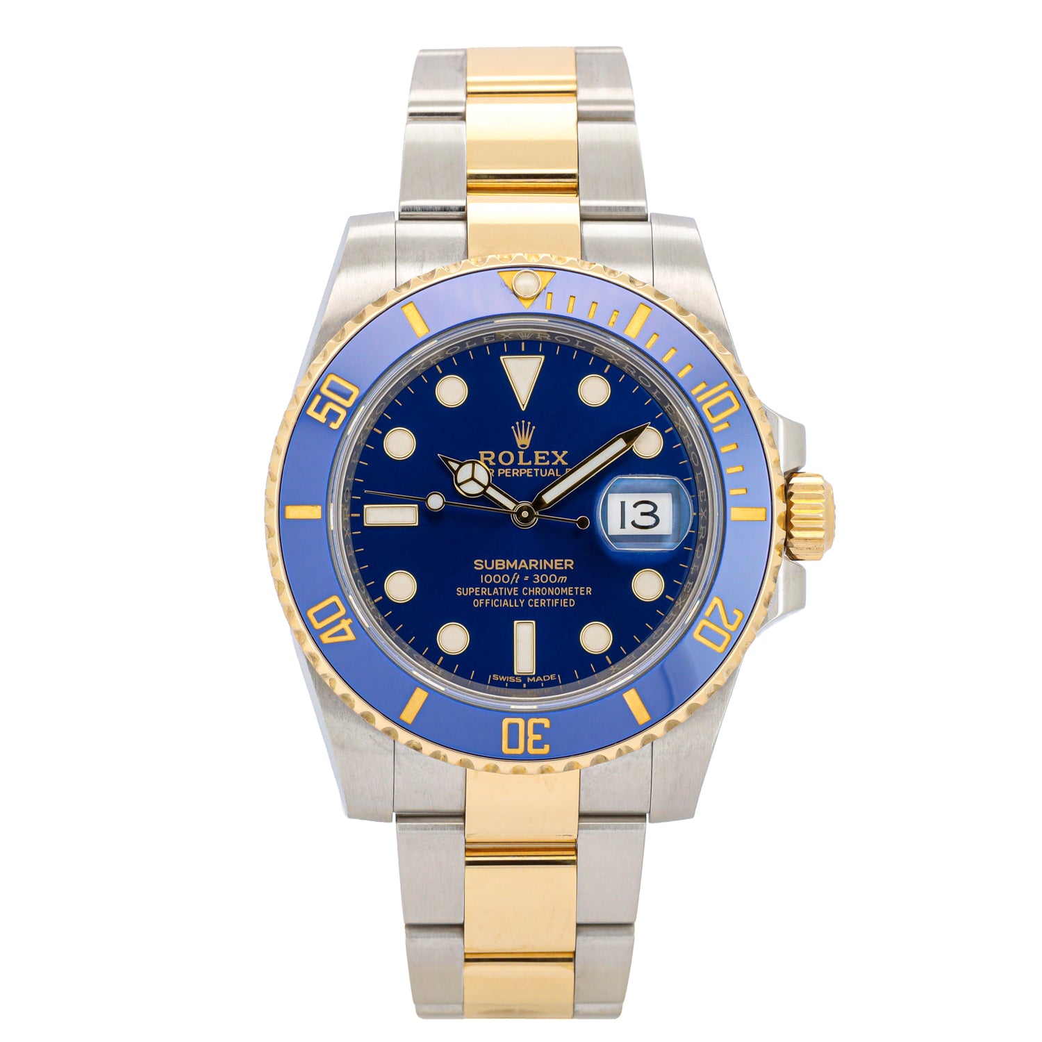 Rolex Submariner 40 116613LB Stahl/Gold Bluesy