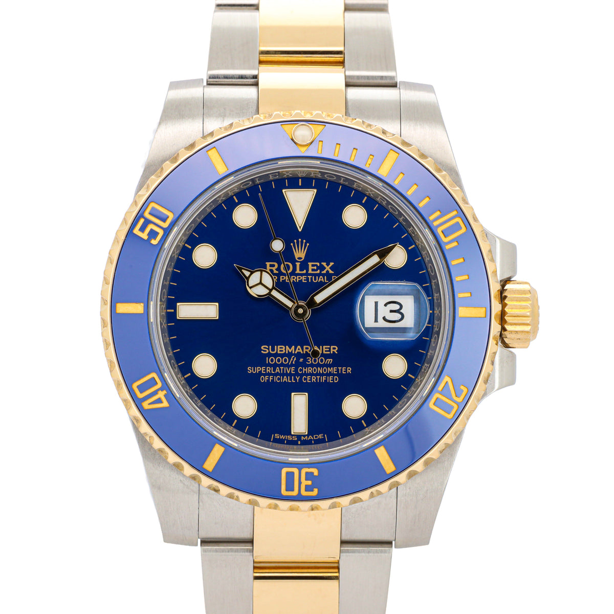 Rolex Submariner 40 116613LB Stahl/Gold Bluesy