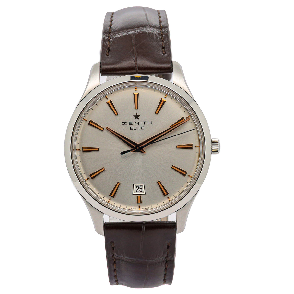 Zenith Captain Central Second Elite 40mm Edelstahl  03.2020.670