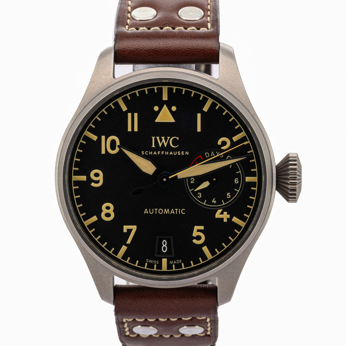 IWC Schaffhausen Große Fliegeruhr Big Pilot Heritage Titanium 7 Days 501004