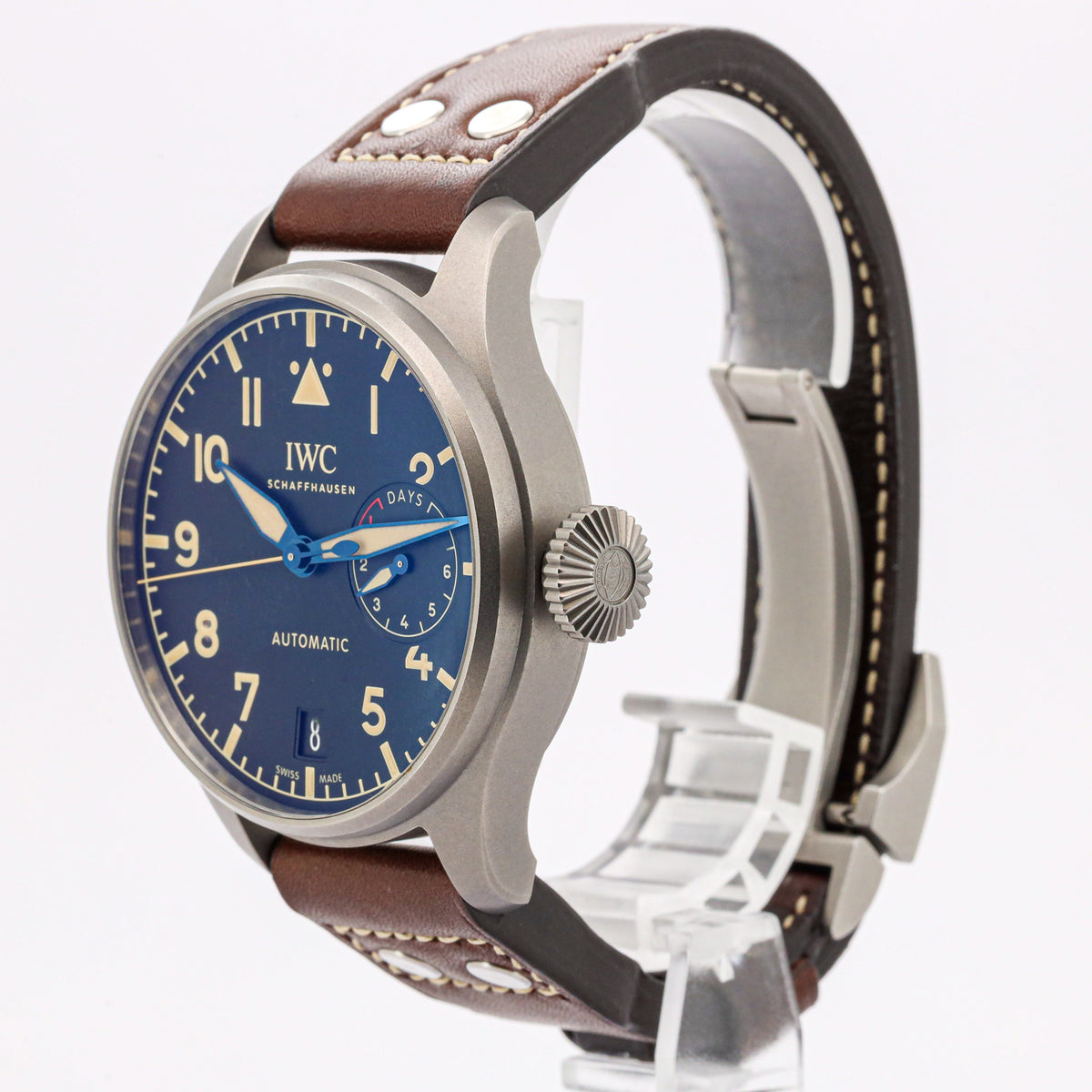 IWC Schaffhausen Große Fliegeruhr Big Pilot Heritage Titanium 7 Days 501004