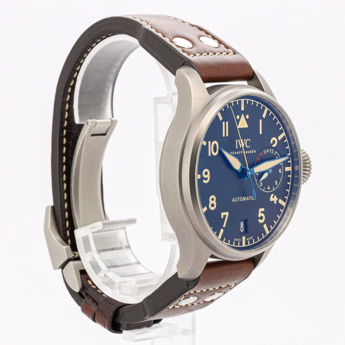 IWC Schaffhausen Große Fliegeruhr Big Pilot Heritage Titanium 7 Days 501004