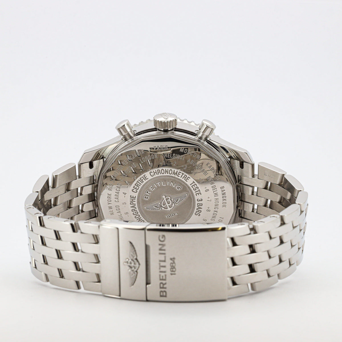 Breitling Navitimer World 46 A24322 Edelstahl 2018!
