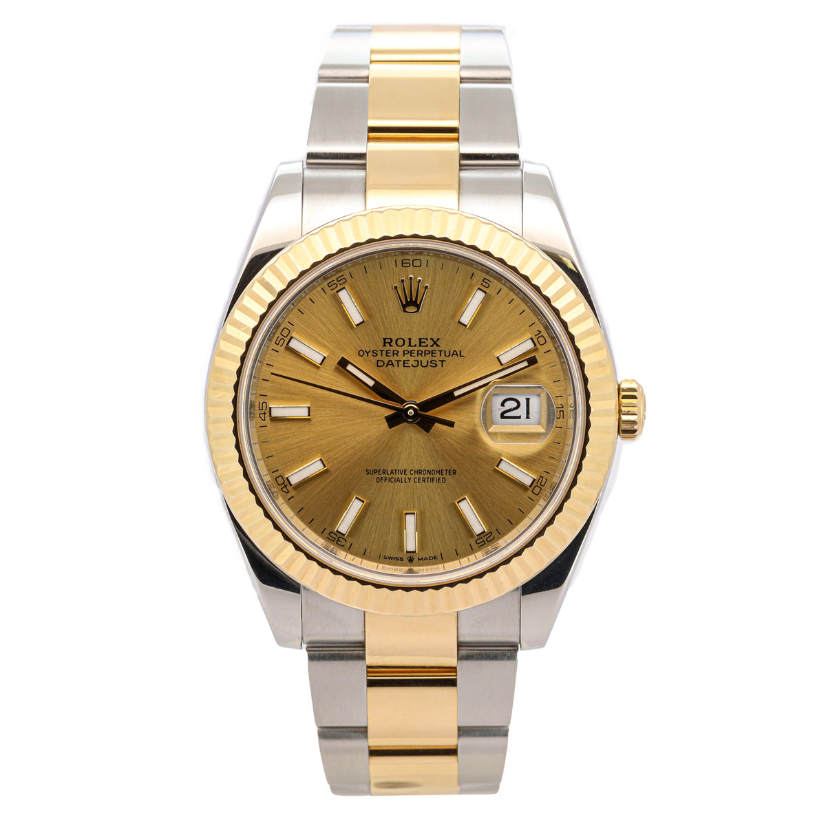 Rolex Datejust 41 126333 Stahl/Gold Champagner