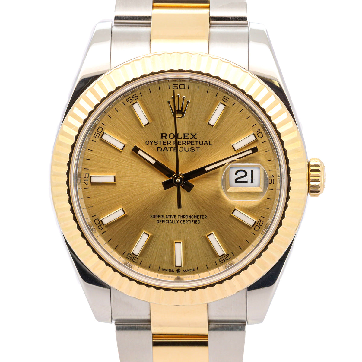 Rolex Datejust 41 126333 Stahl/Gold Champagner