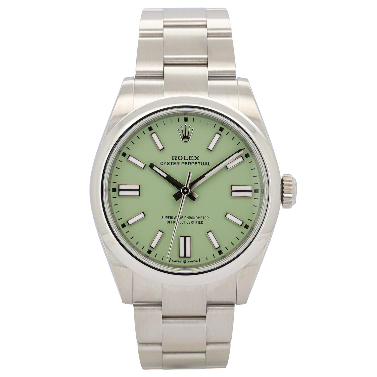 Rolex Oyster Perpetual 41 134300 Pistachio 12/25