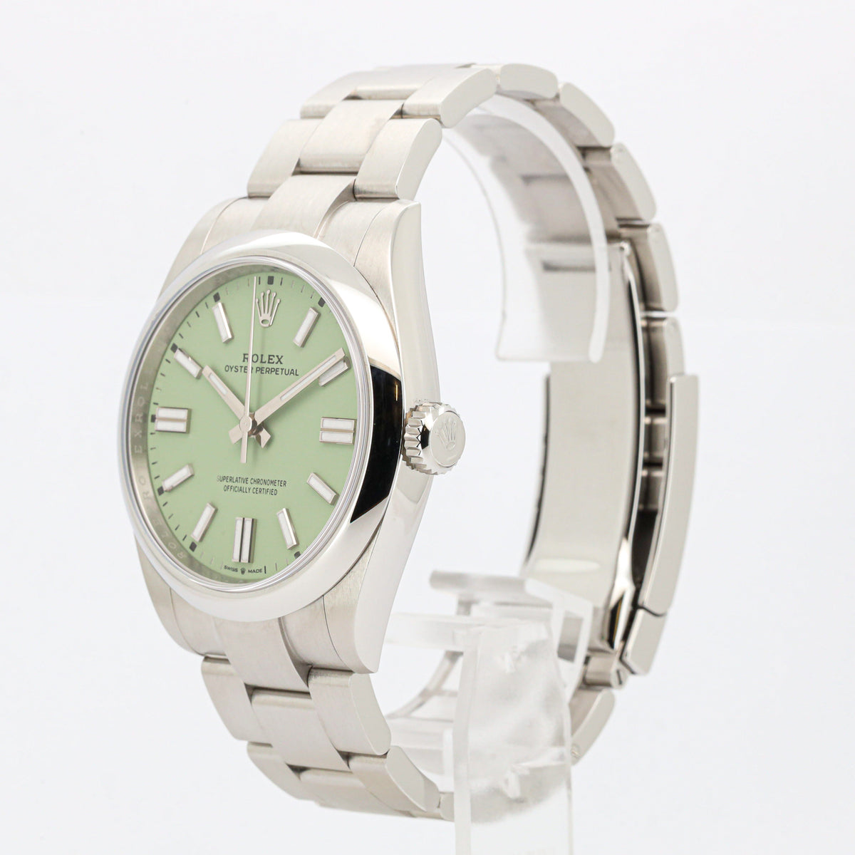 Rolex Oyster Perpetual 41 134300 Pistachio 12/25