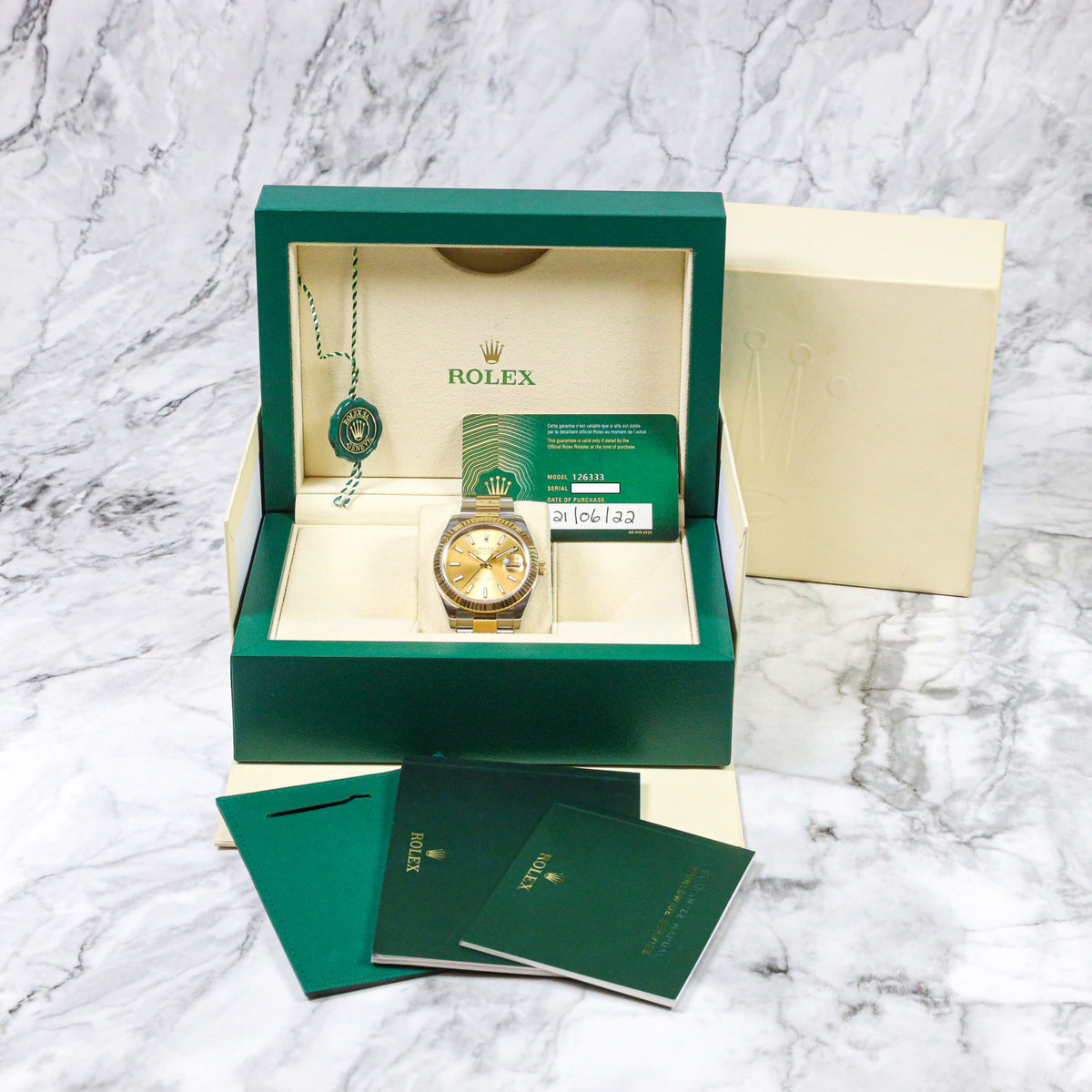 Rolex Datejust 41 126333 Stahl/Gold Champagner