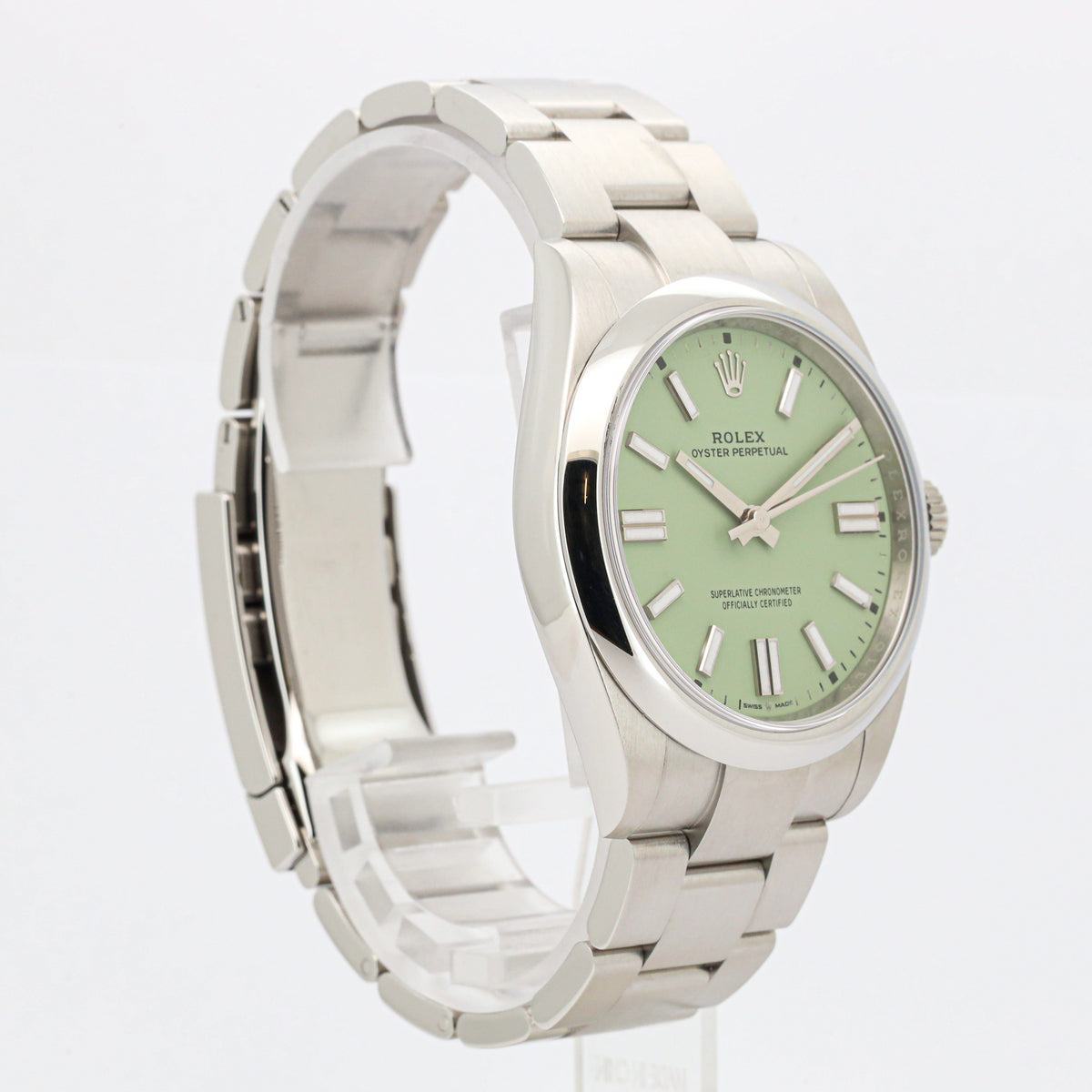 Rolex Oyster Perpetual 41 134300 Pistachio 12/25