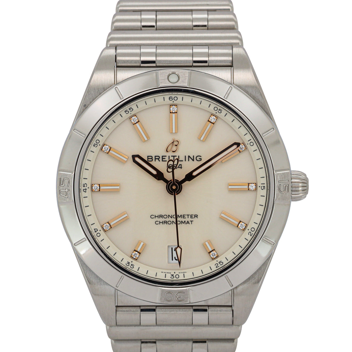 Breitling Chronomat Automatic 36 A10380 B&P aus DE