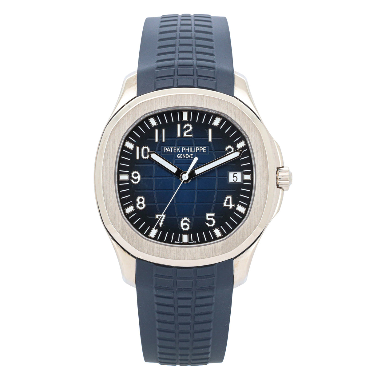 Patek Philippe Aquanaut Blue Dial 42mm Weißgold 5168G