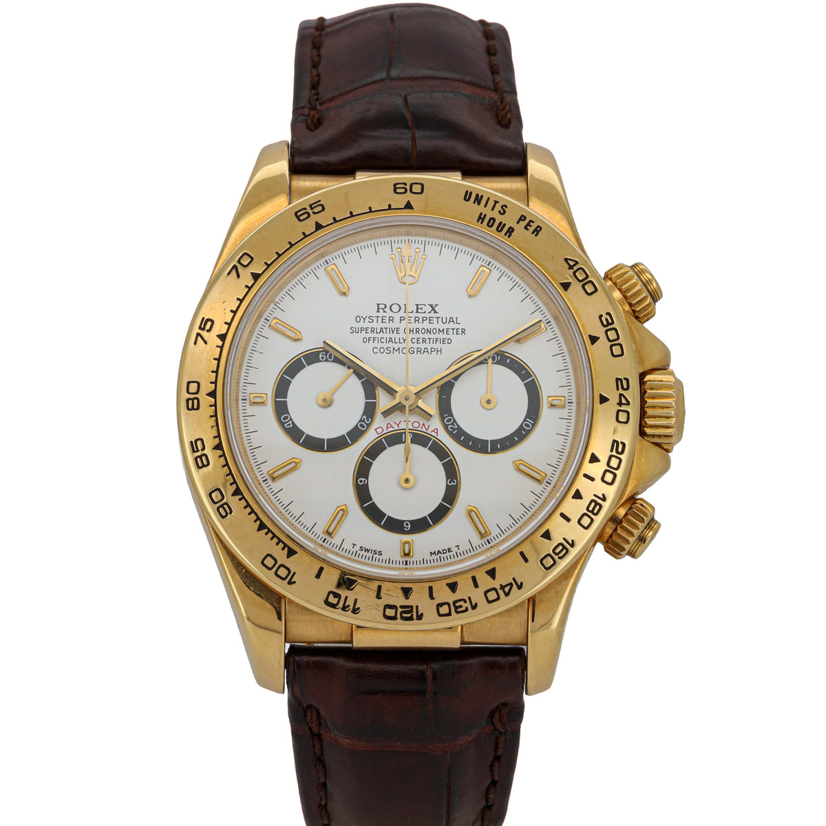 Rolex Daytona Zenith 16518 " Inverted 6 serial N.. " Gelbgold 18K Box & Papiere