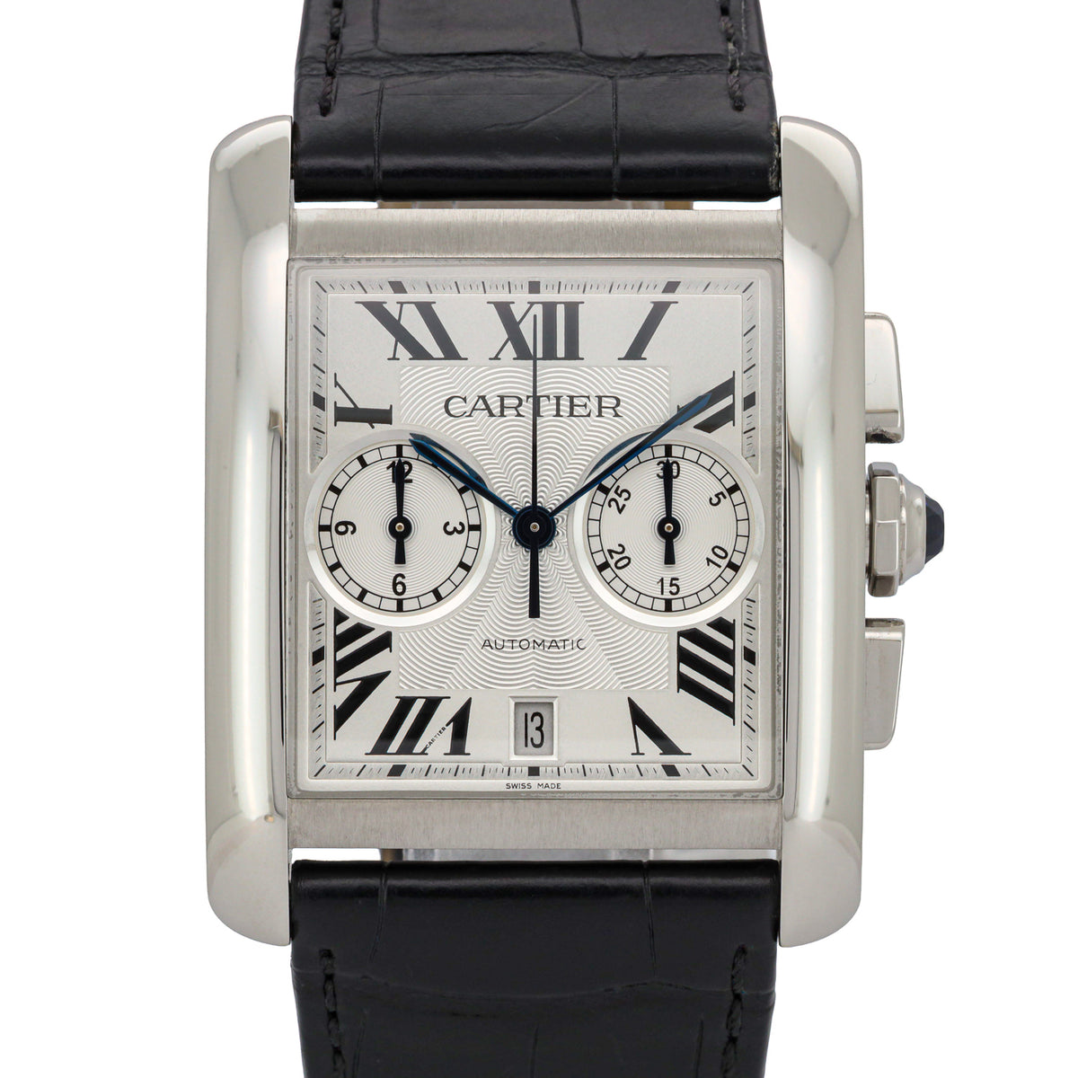 Cartier Tank MC Chronograph W5330007 Edelstahl  B&P
