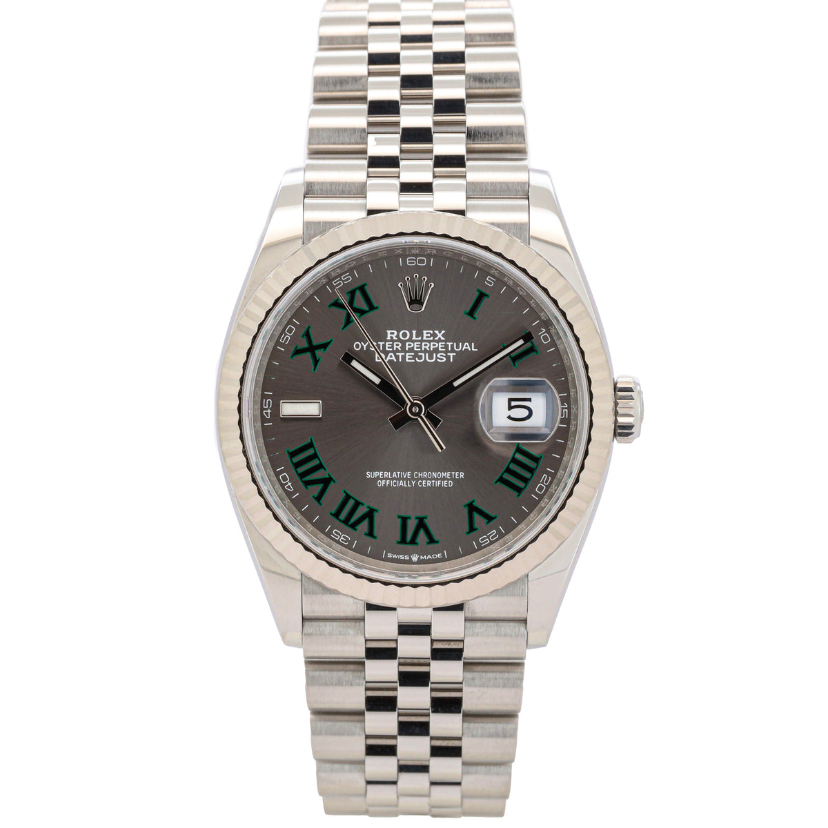 Rolex Datejust 36 126234 Wimbledon Dial Jubilee