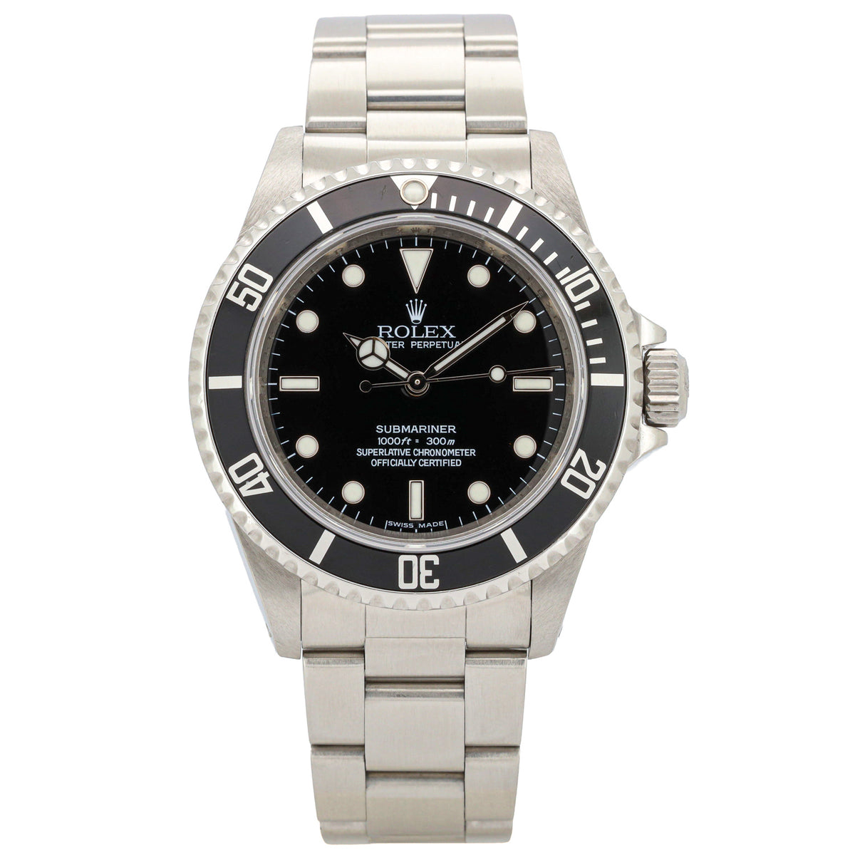 Rolex Submariner 40 14060M No Date Edelstahl Sn. V....