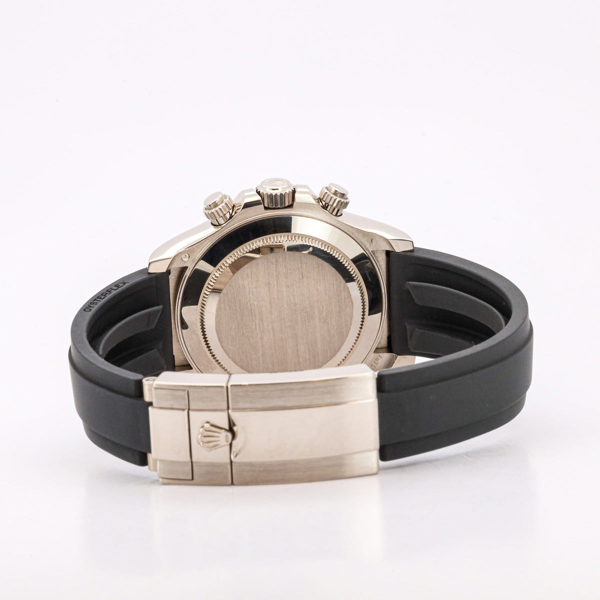 Rolex Daytona 116519LN Cosmograph Weißgold Black-Diamond Dial Oysterflex