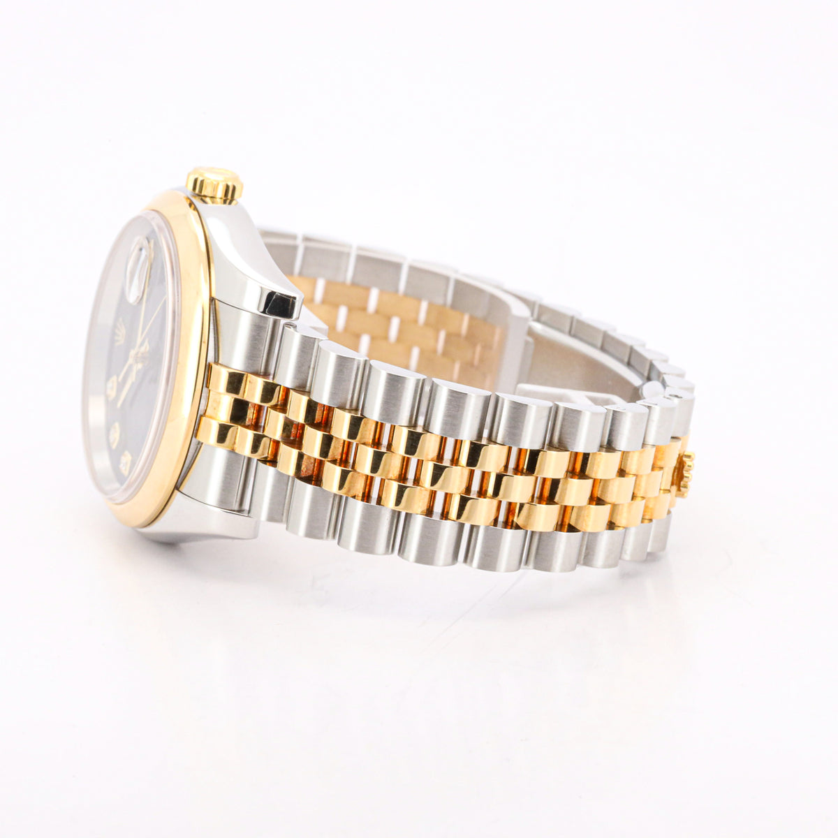 Rolex Datejust 36 116233 Stahl/Gold Black Diamond Dial