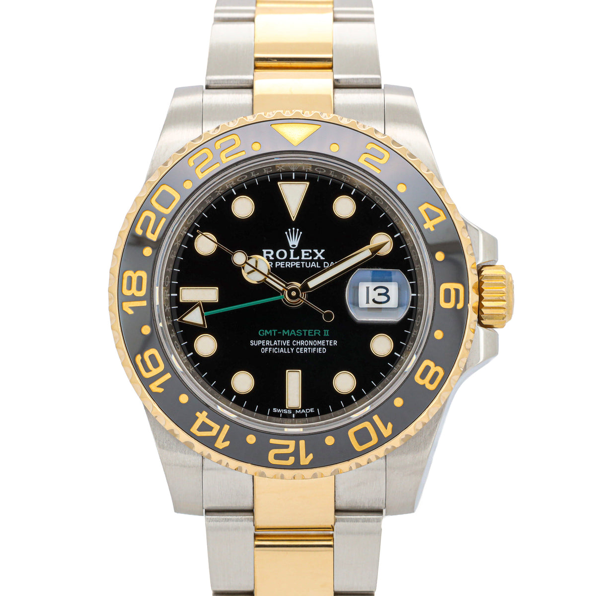 Rolex GMT-Master II 40 116713LN LC 100  Edelstahl/Gold Full Set