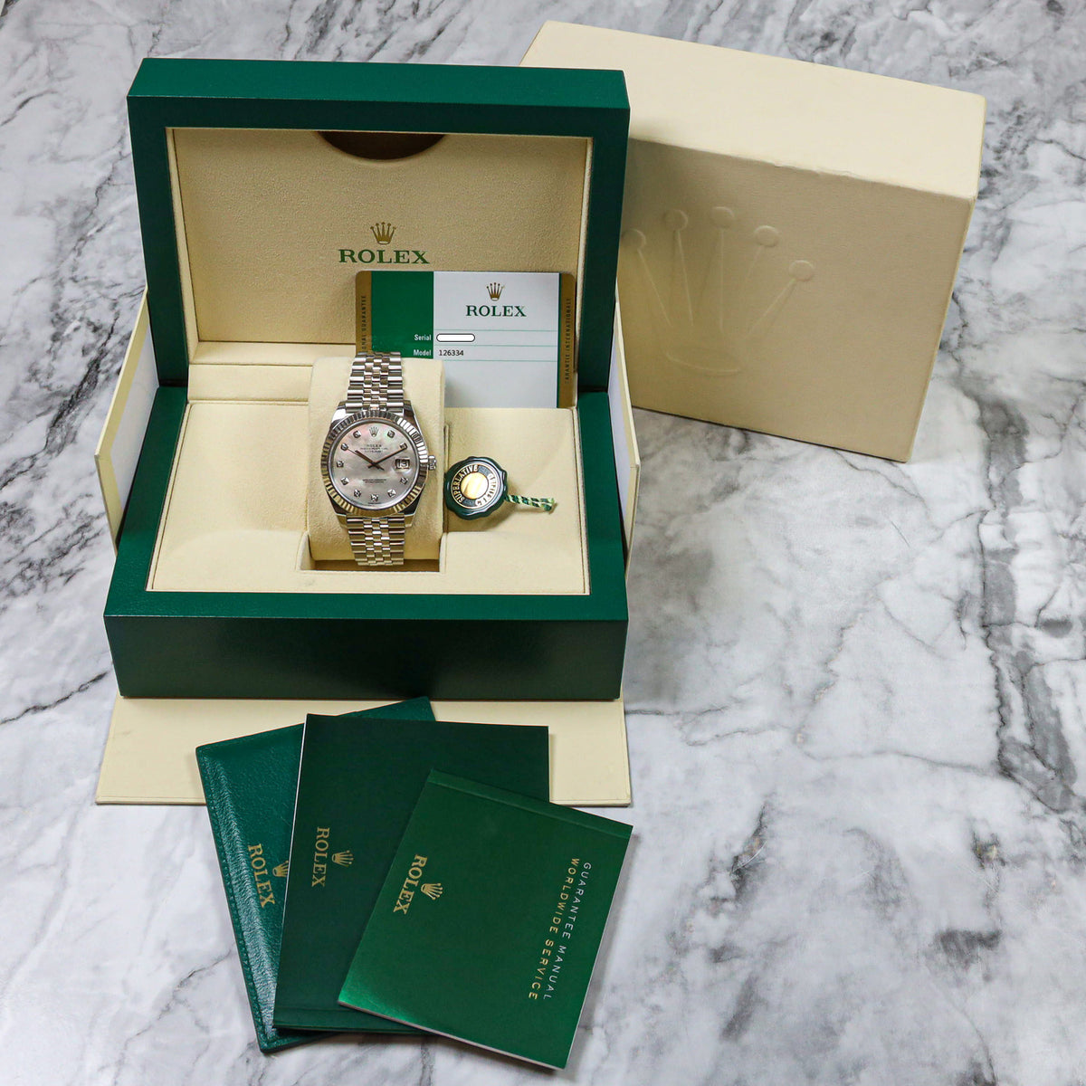 Rolex Datejust 41 Jubilee 126334 Mother of Pearl