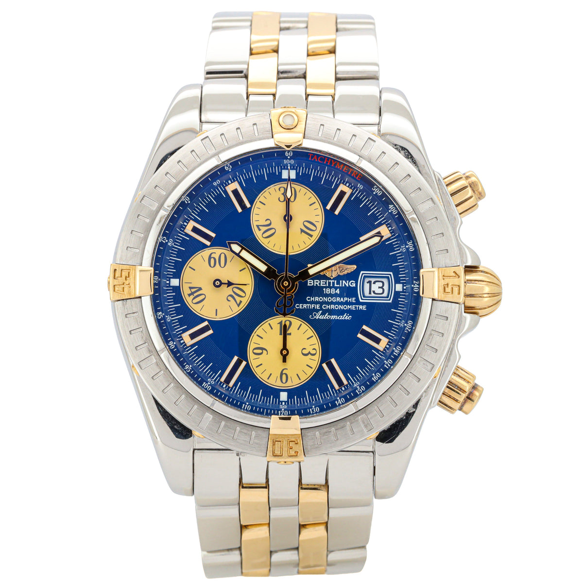 Breitling Chronomat Evolution 44mm Stahl/Gold B13356