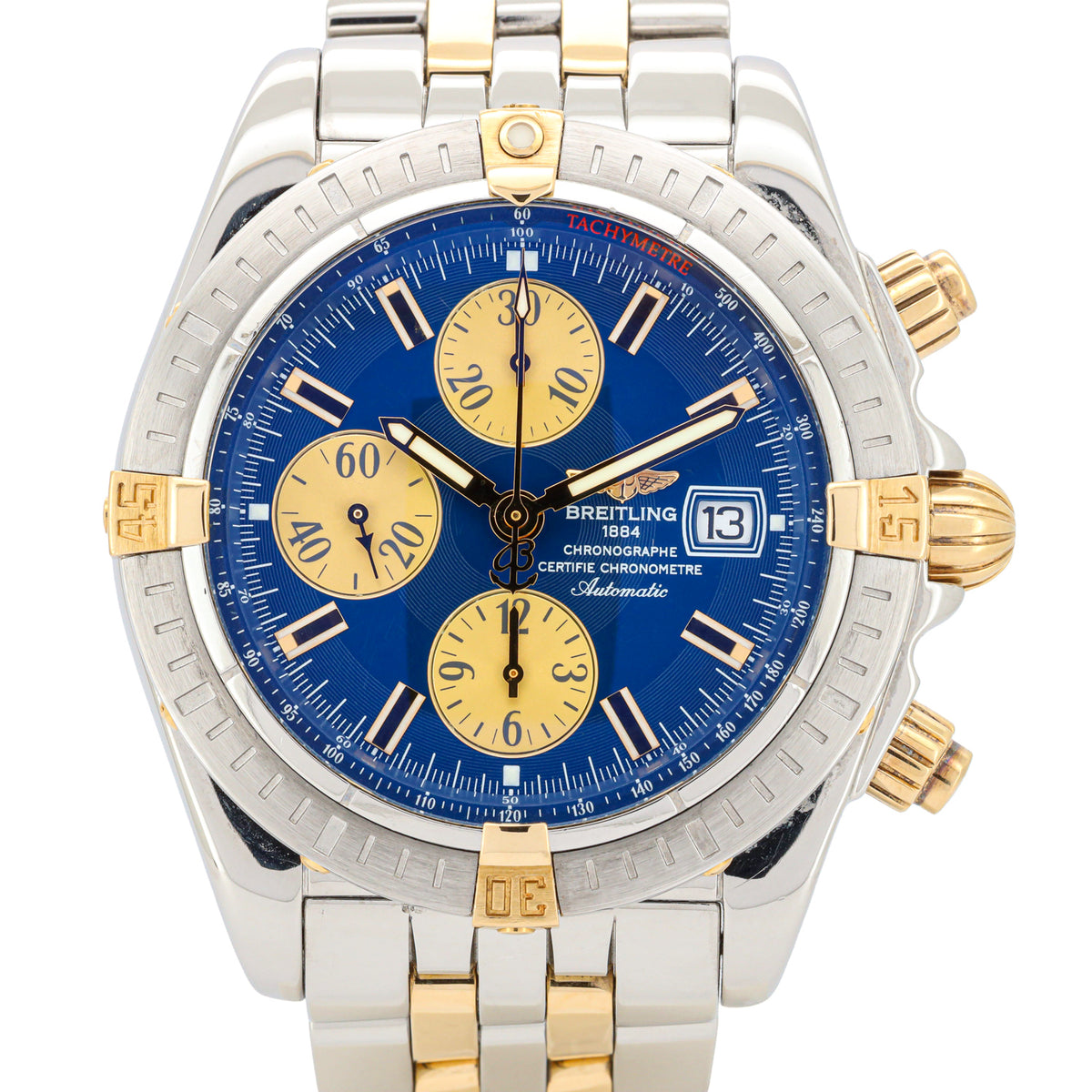 Breitling Chronomat Evolution 44mm Stahl/Gold B13356