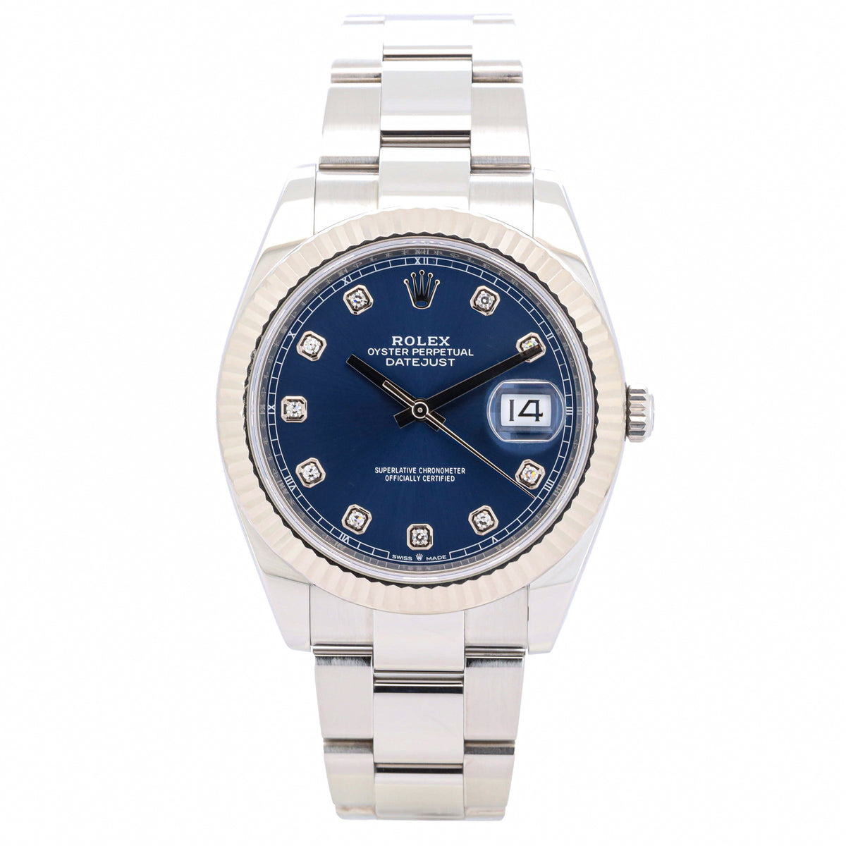 Rolex Datejust 41 126334 Blue Diamond Dial