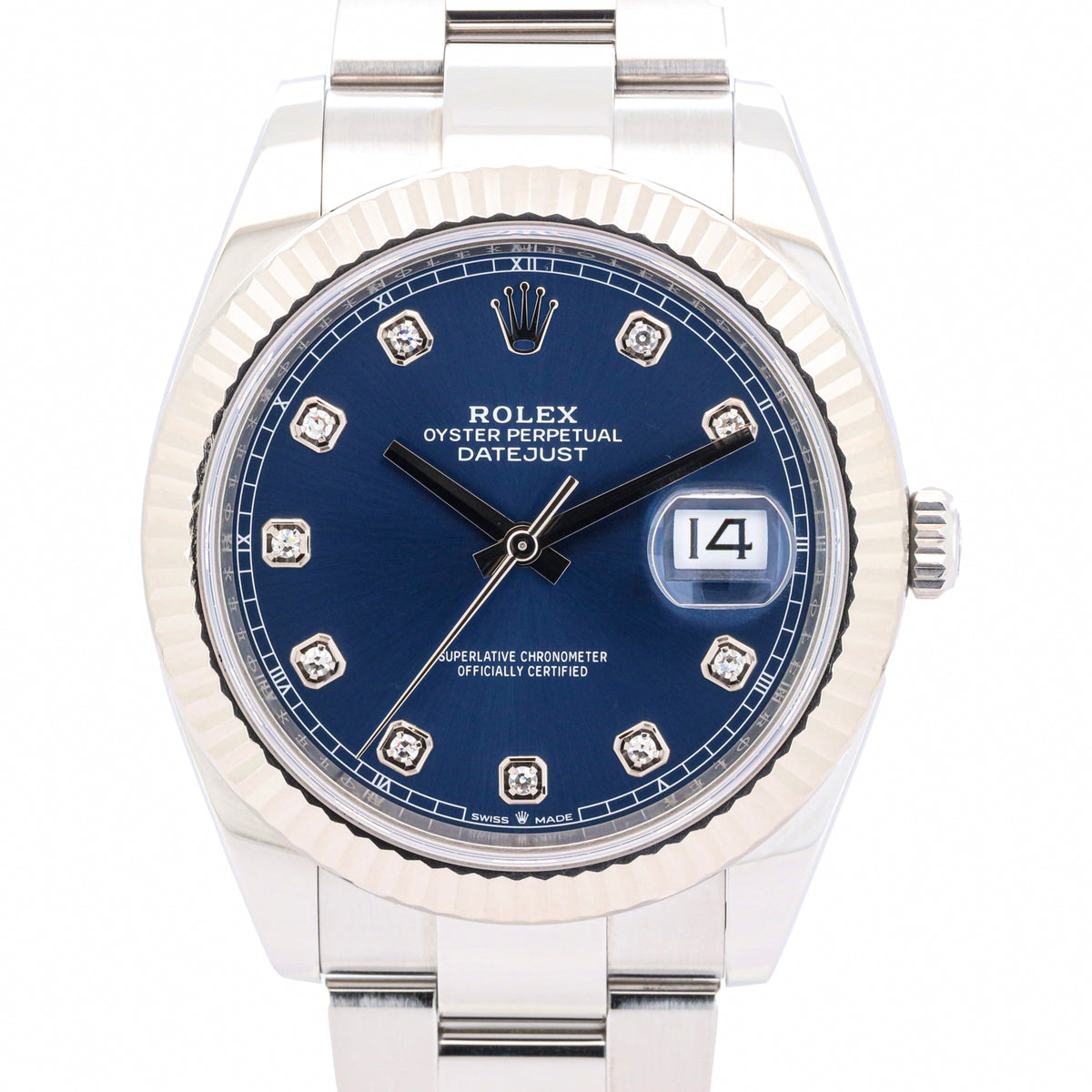 Rolex Datejust 41 126334 Blue Diamond Dial