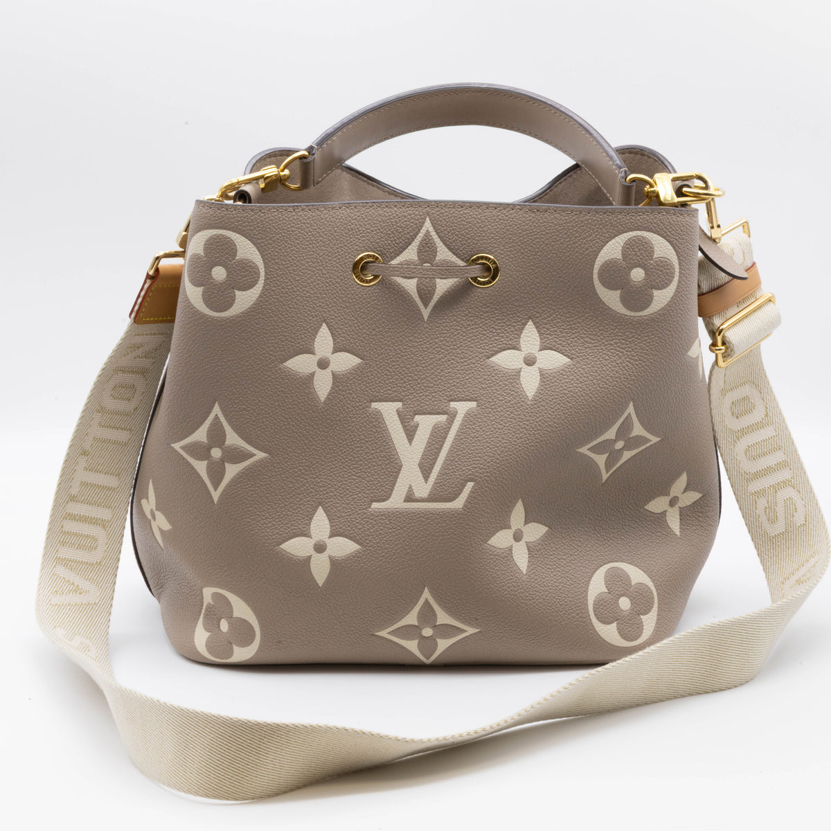 Louis Vuitton NeoNoe MM Monogram Empreinte Bicolor Leder M45555