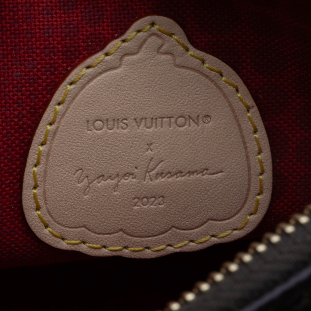 Louis Vuitton LV Yayoi Kusama Nano Speedy 2023 Monogram Canvas Handbemalt M81979